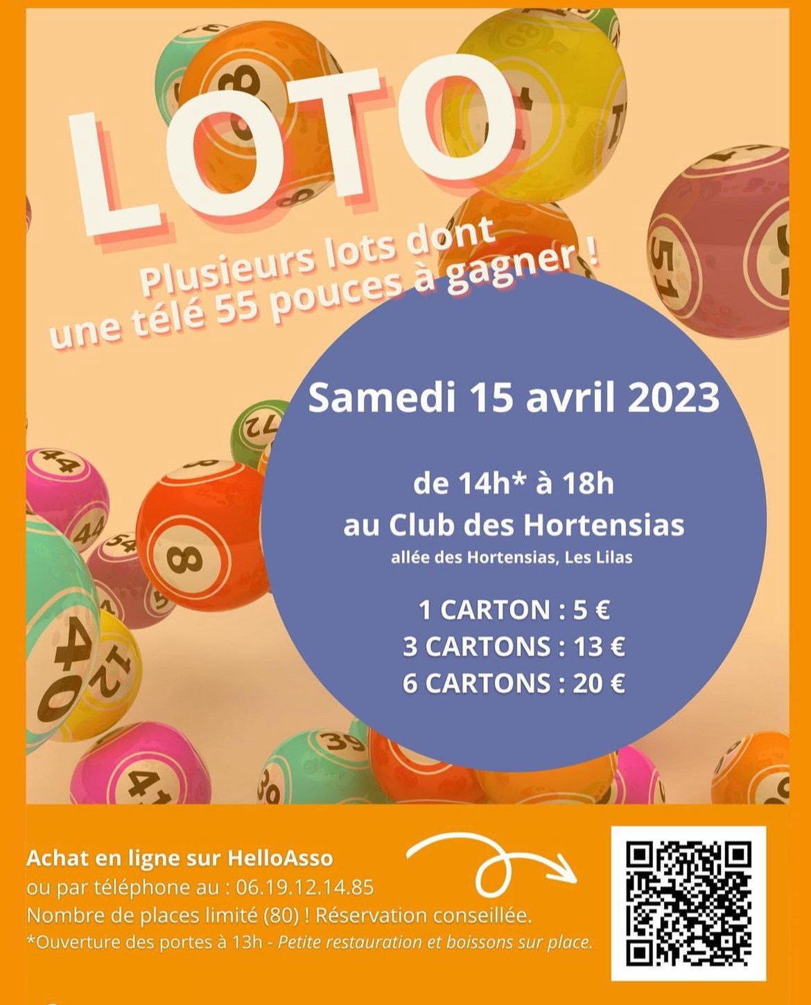 LOTO Affiche du loto solidaire de 2023